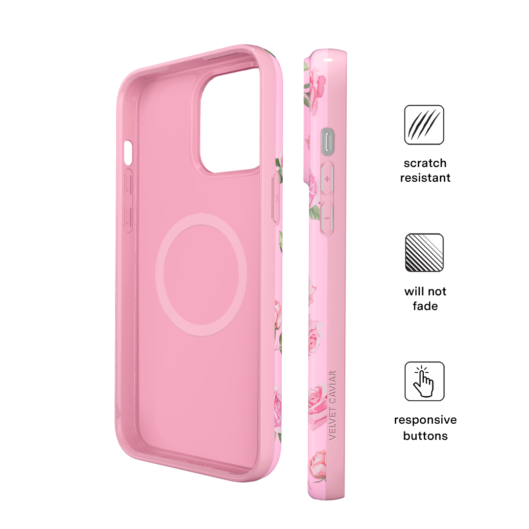 Baby Pink Roses iPhone Case