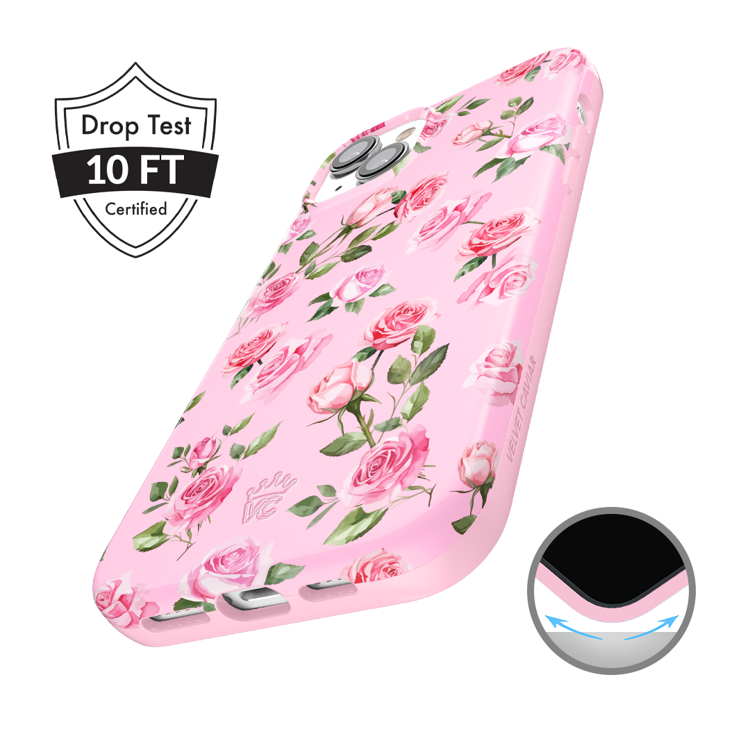 Baby Pink Roses iPhone Case