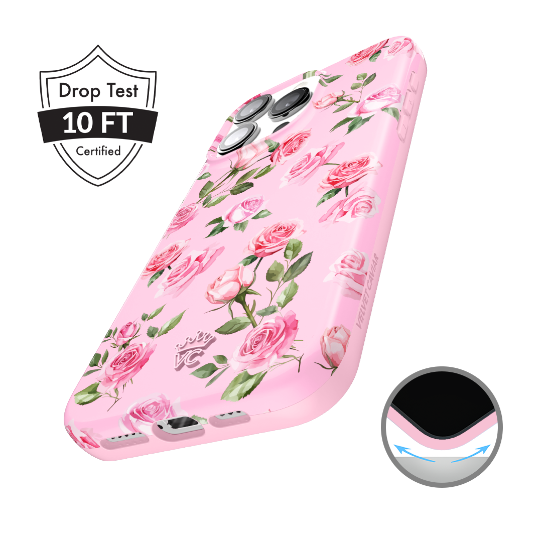 Baby Pink Roses iPhone Case