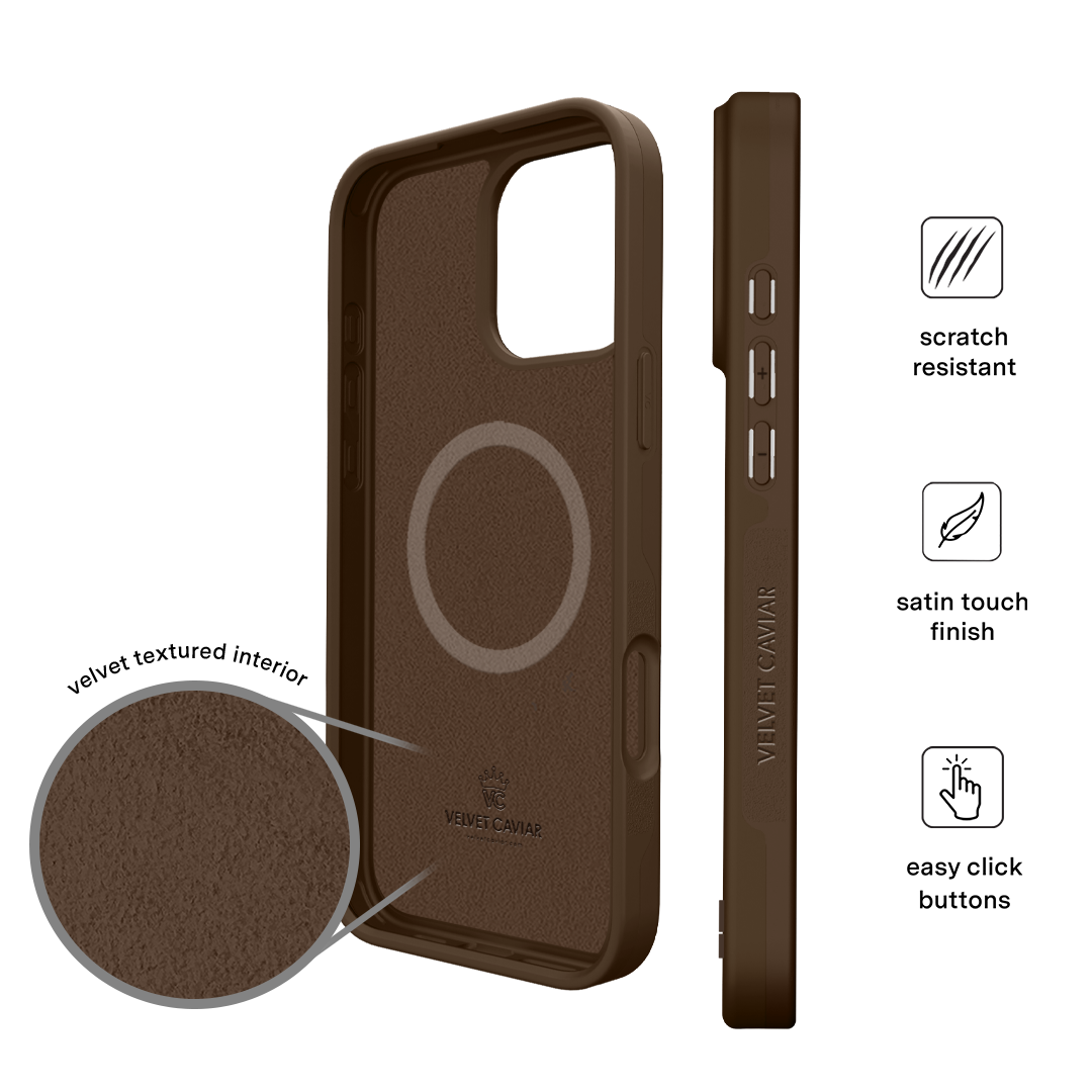 Espresso Brown iPhone Case