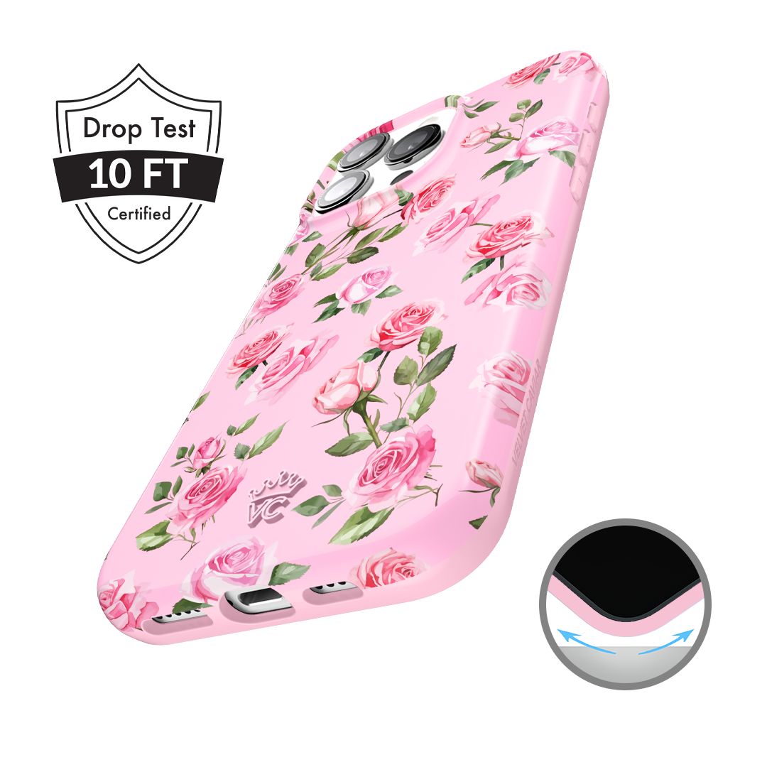 Baby Pink Roses iPhone Case