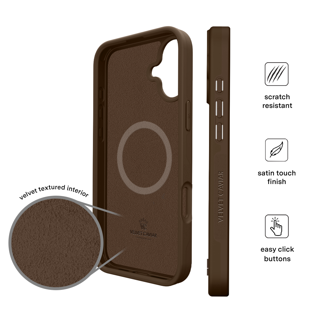 Espresso Brown iPhone Case