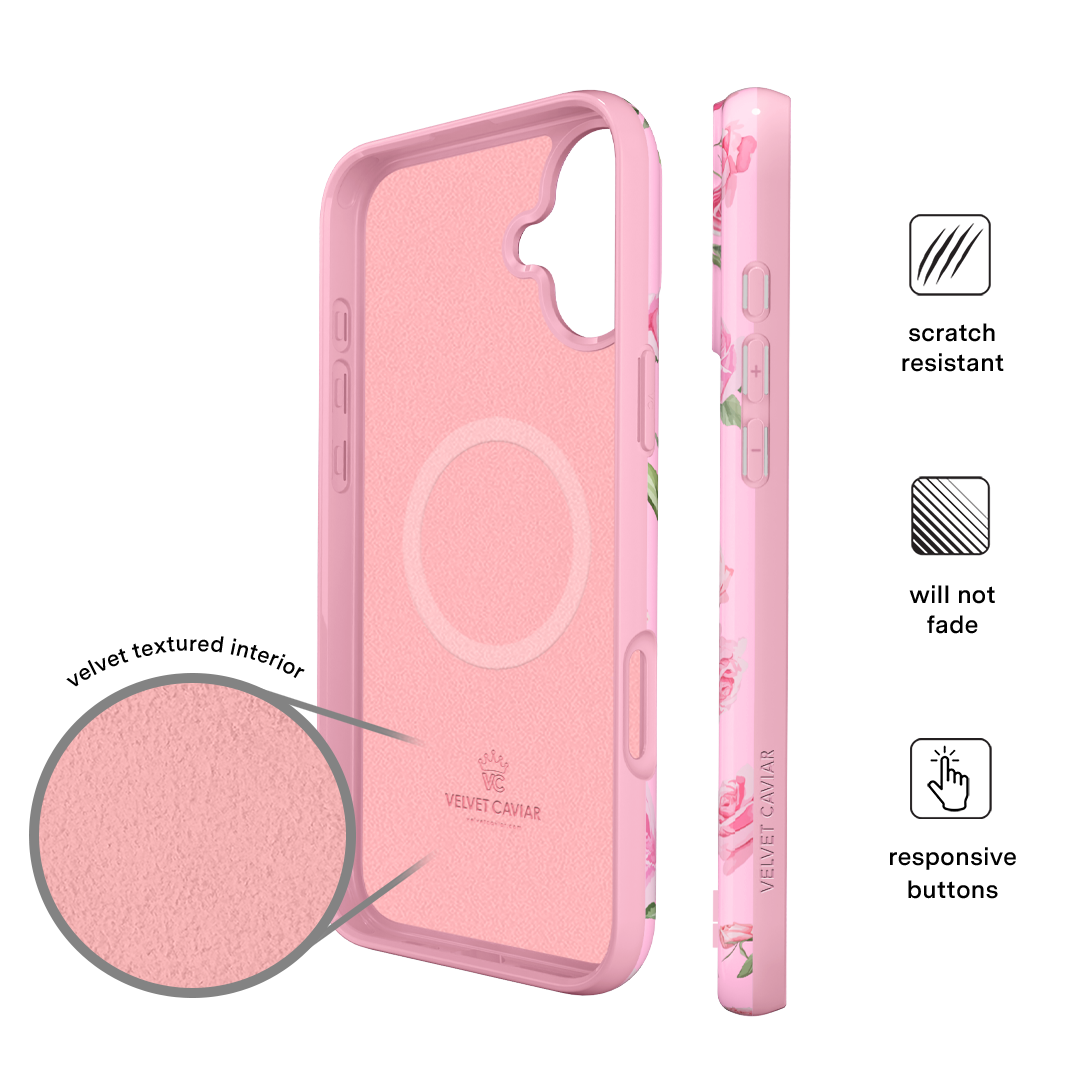 Baby Pink Roses iPhone Case