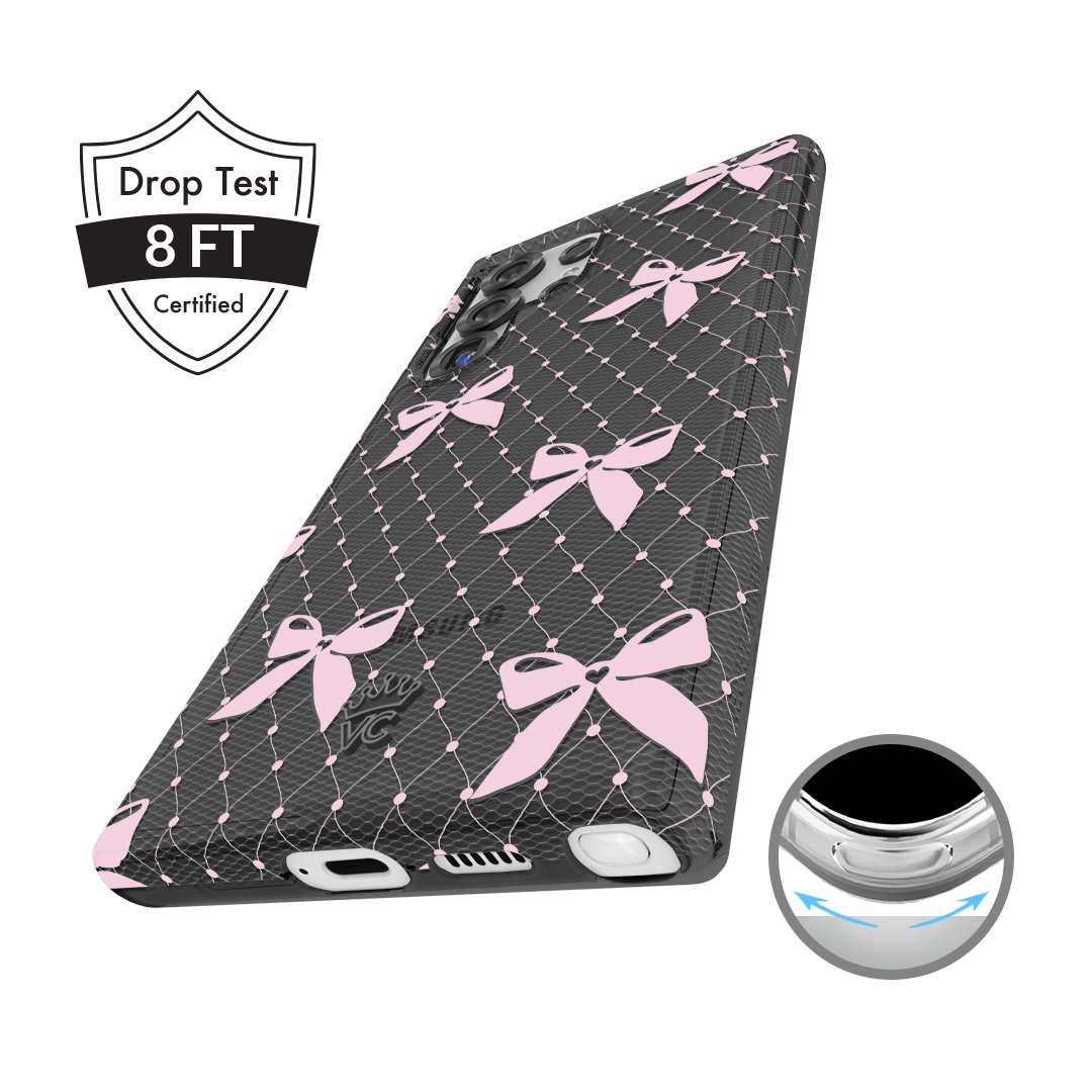 Lacy Pink Bows Samsung Case