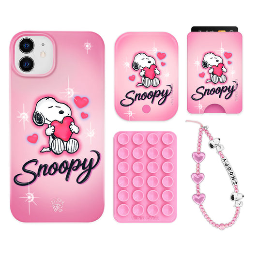 Snoopy Be Mine iPhone Bundle Set - Wallet