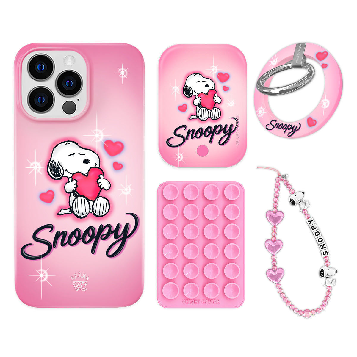 Snoopy Be Mine iPhone Bundle Set - Grip