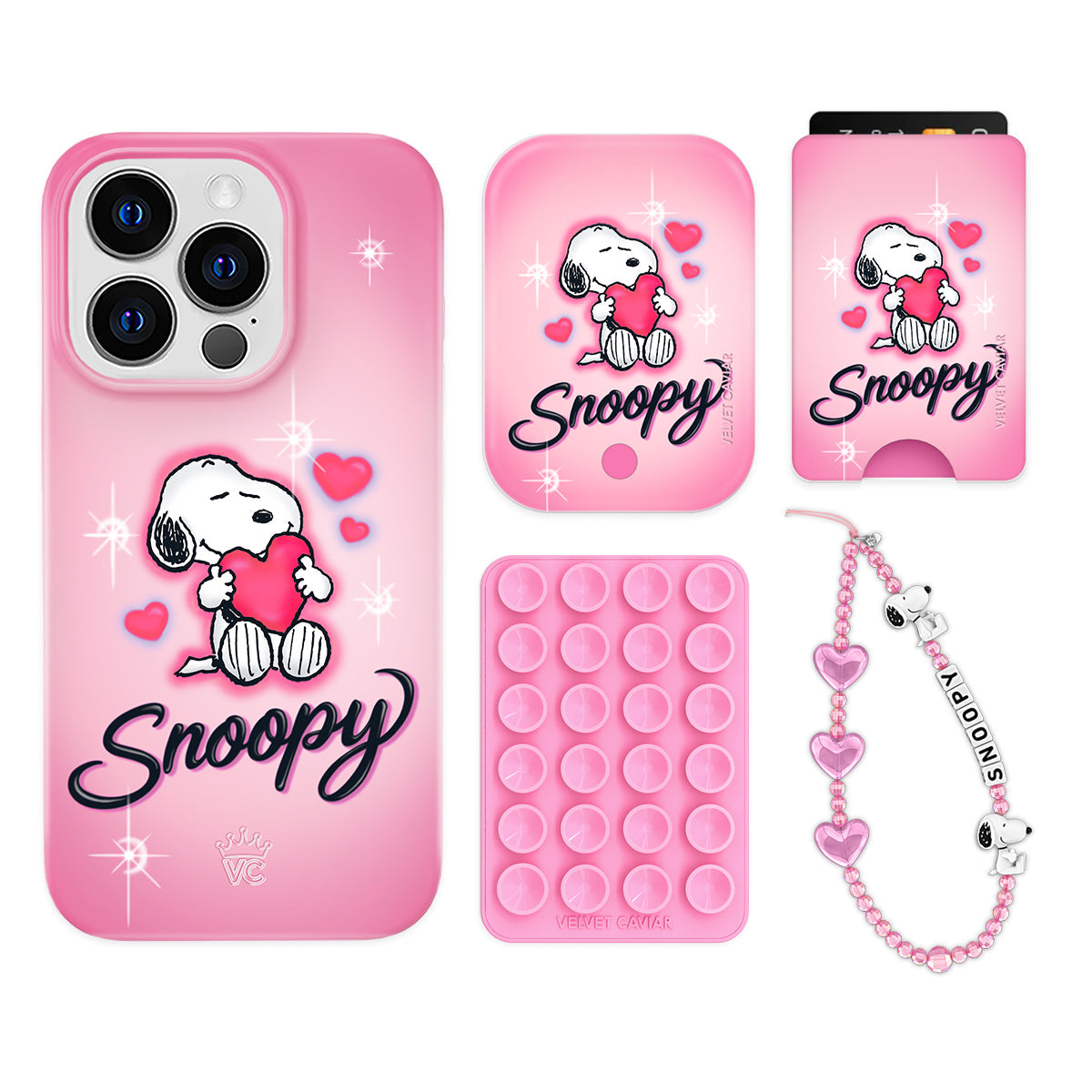 Snoopy Be Mine iPhone Bundle Set - Wallet