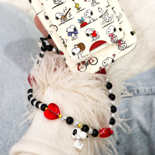 Snoopy Hearts Phone Charm