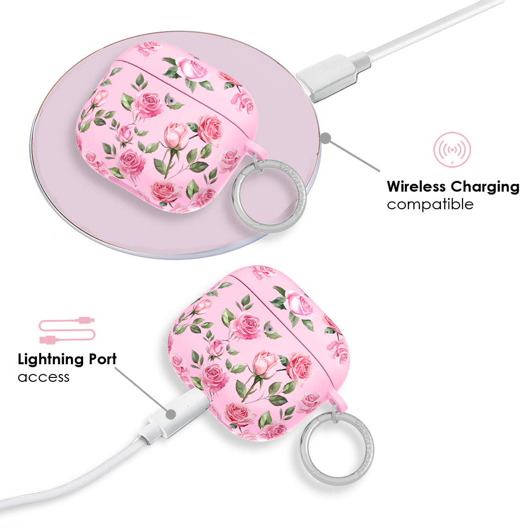 Baby Pink Roses AirPod Case