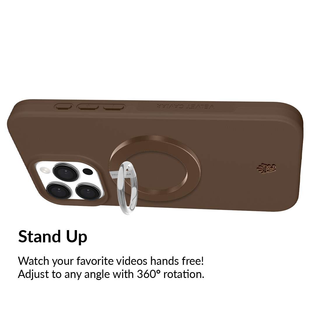 Espresso Brown MagSafe Grip Ring