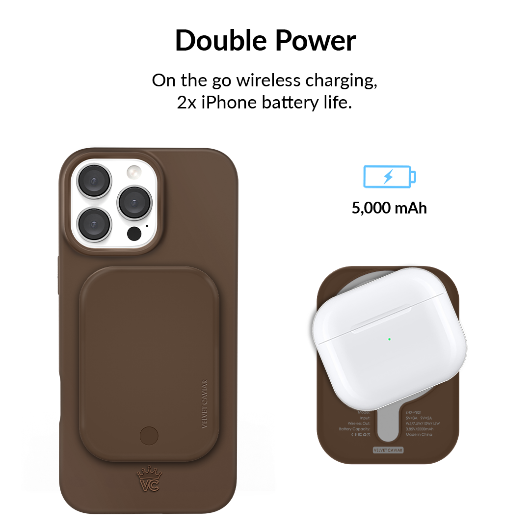 Espresso Brown MagSafe Battery Power Pack