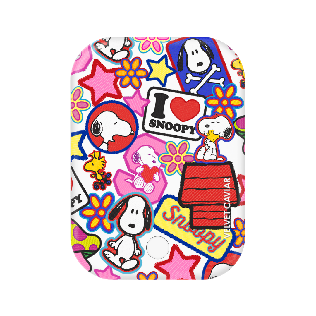 Snoopy Patchwork MagSafe Battery Power Pack