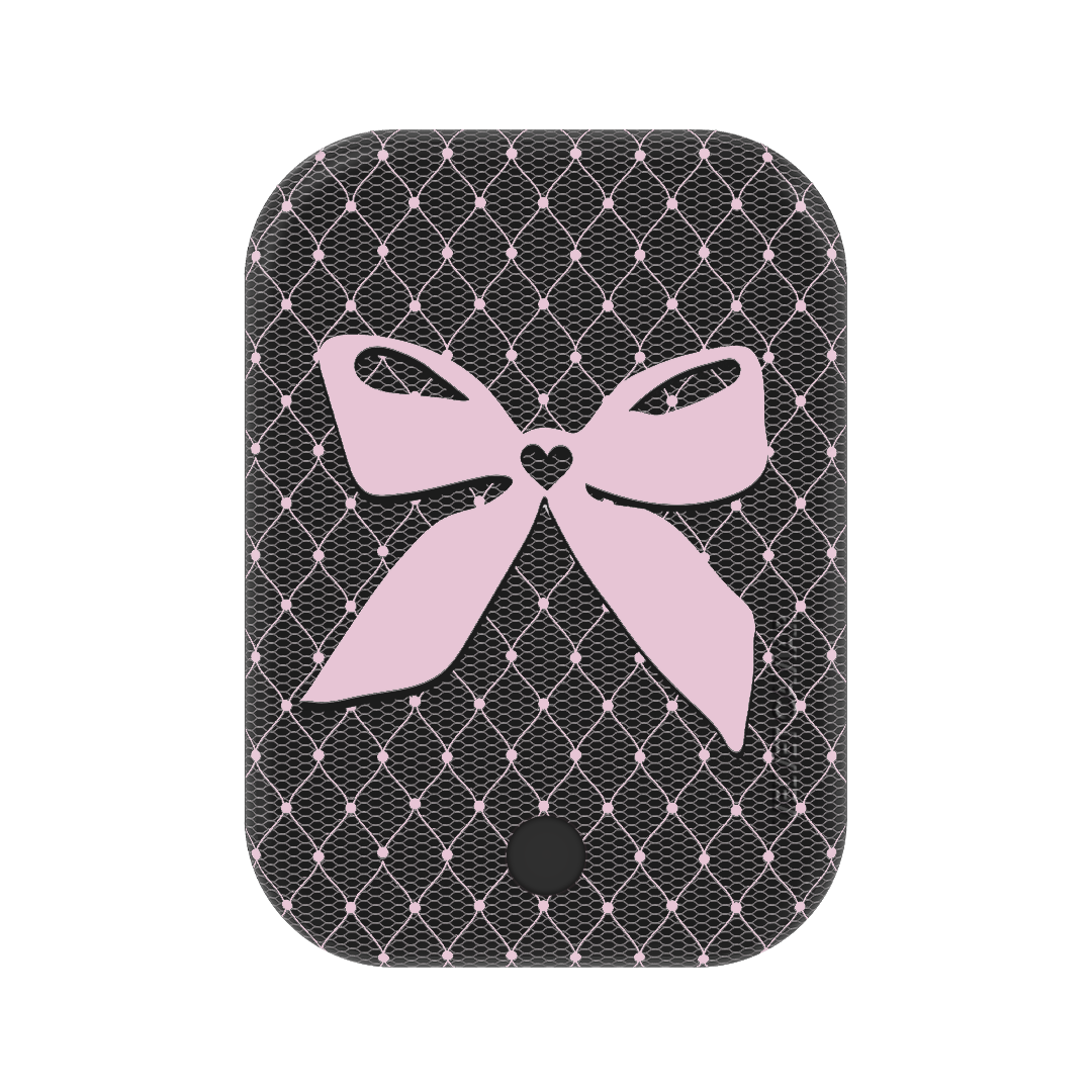 Lacy Pink Bows MagSafe Battery Power Pack