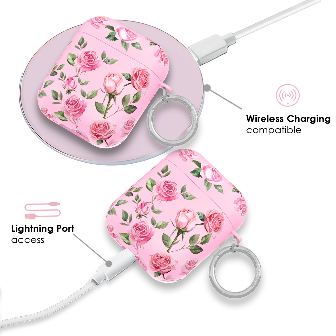 Baby Pink Roses AirPod Case