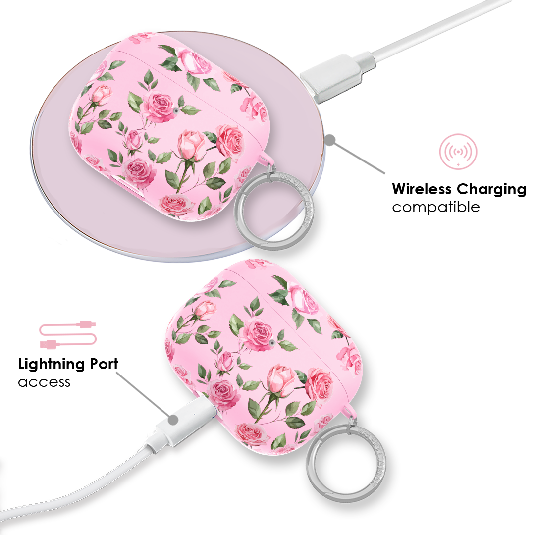 Baby Pink Roses AirPod Case