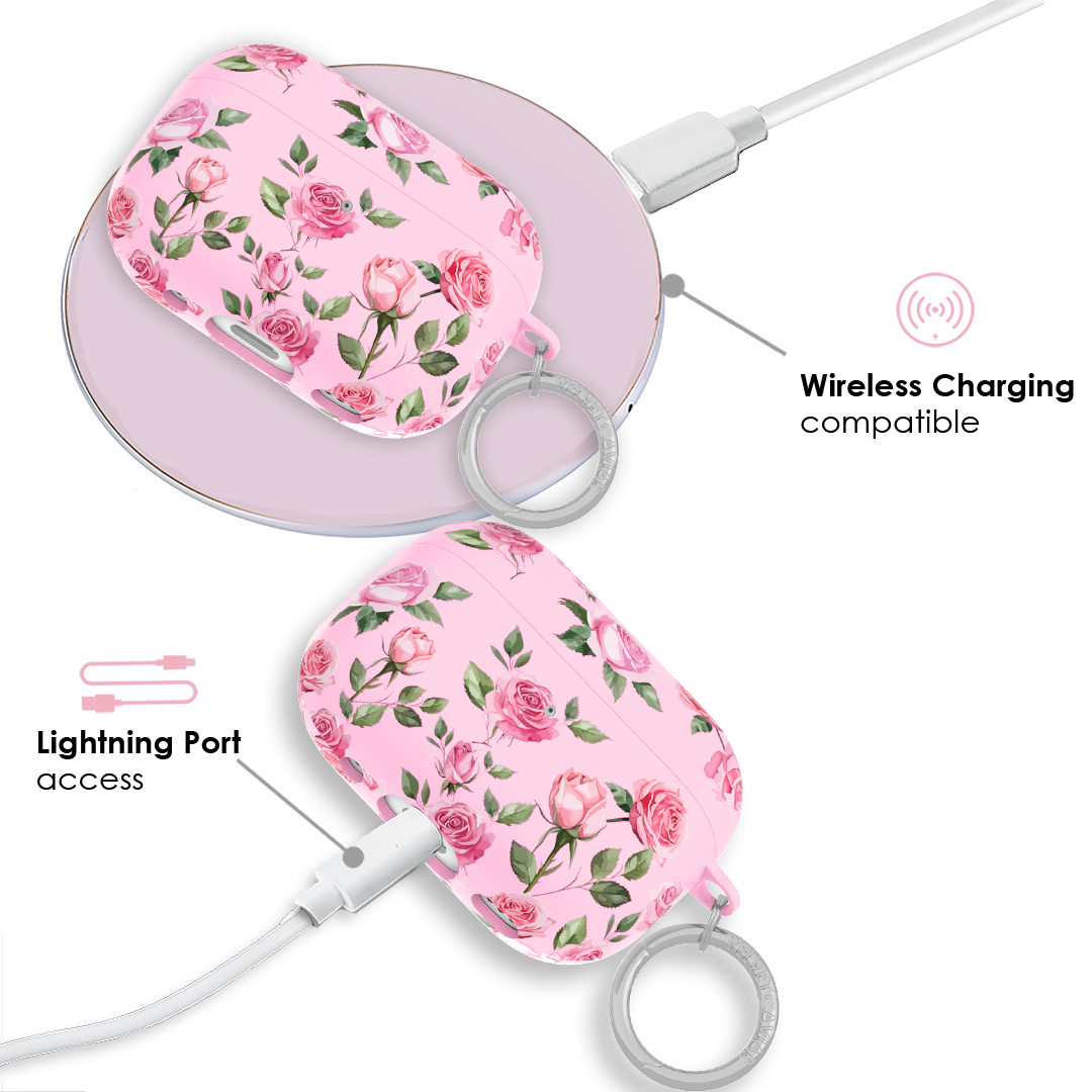 Baby Pink Roses AirPod Case