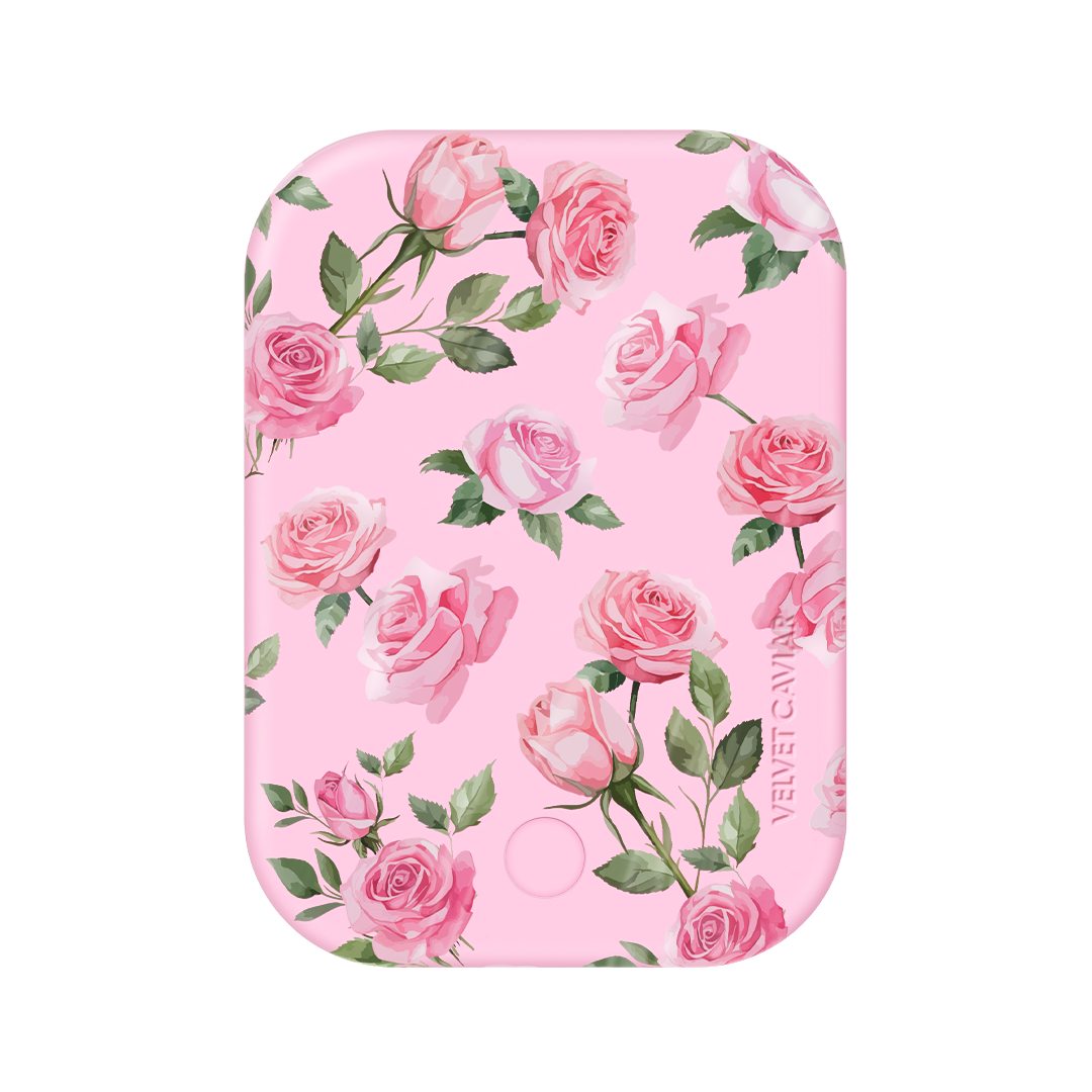 Baby Pink Roses MagSafe Battery Power Pack