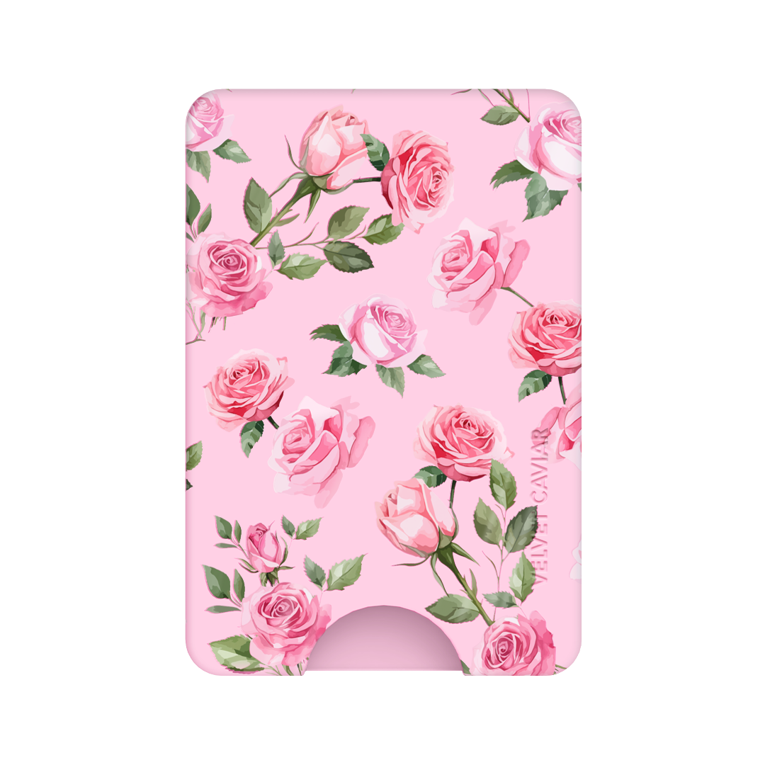 Baby Pink Roses MagSafe Wallet