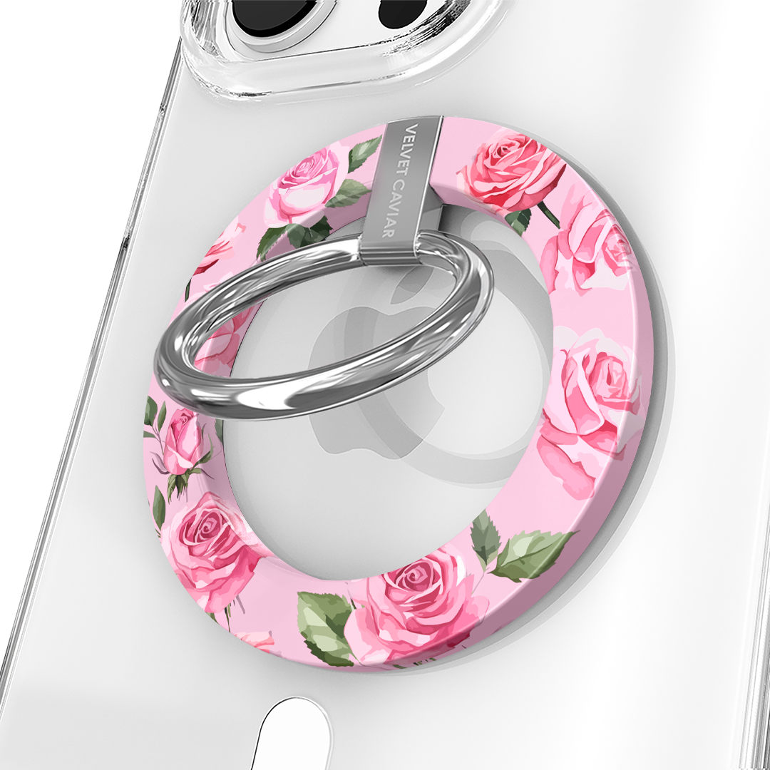 Baby Pink Roses MagSafe Grip Ring