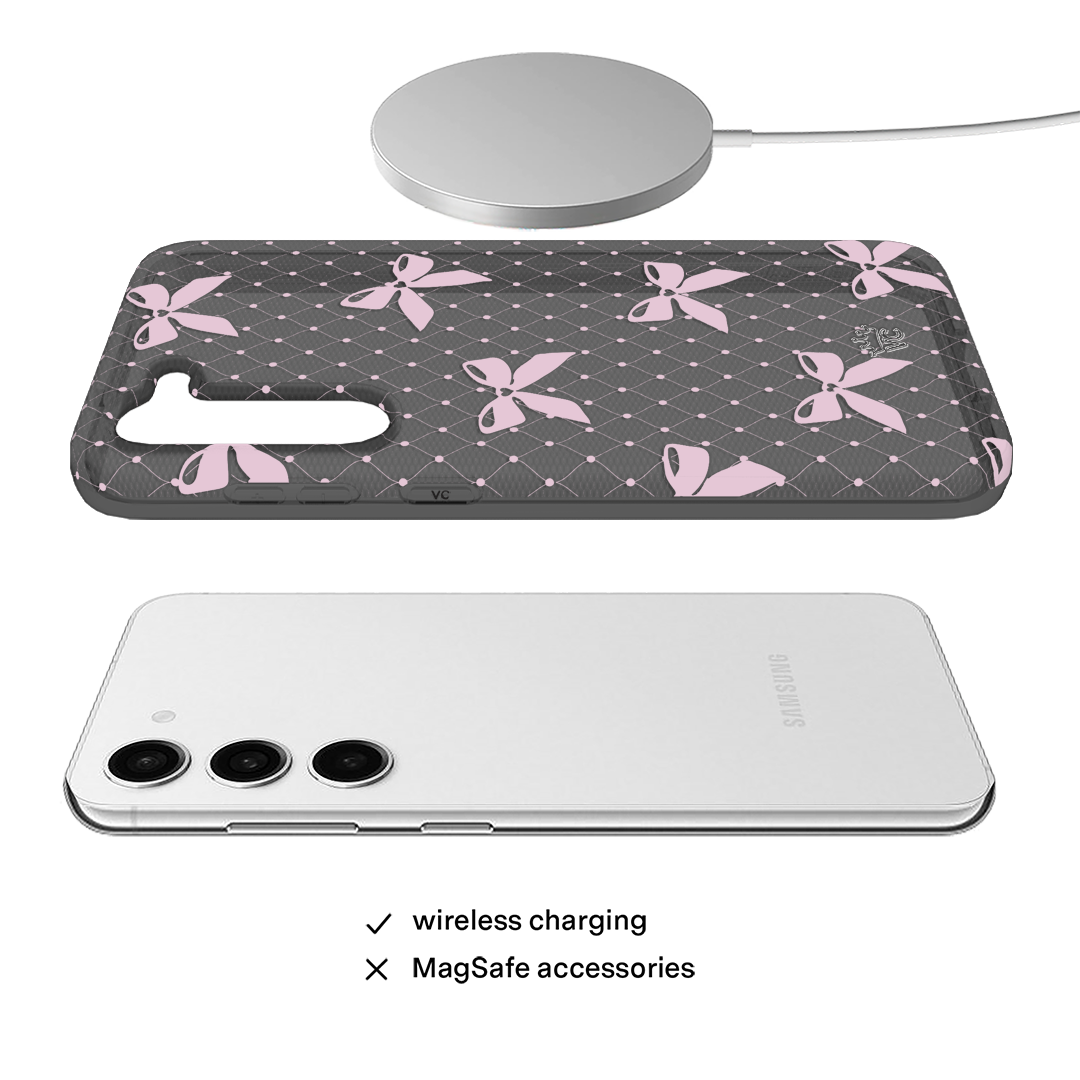 Lacy Pink Bows Samsung Case