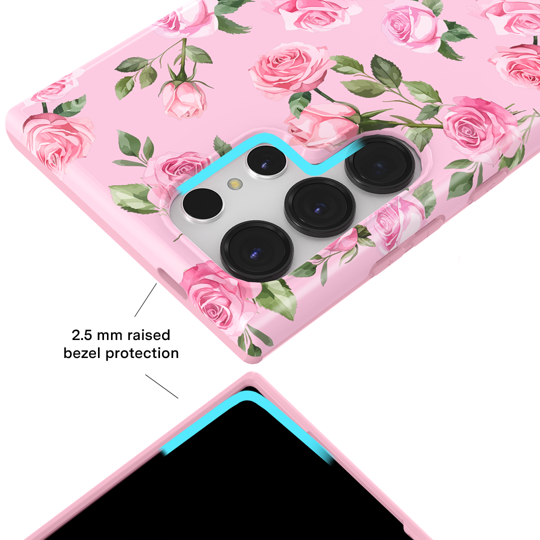 Baby Pink Roses Samsung Case