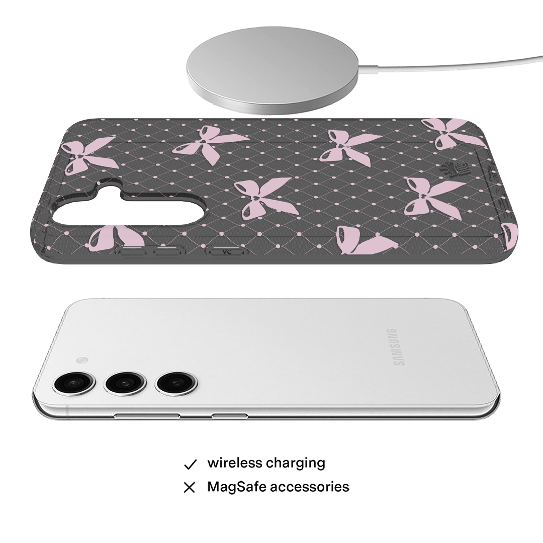 Lacy Pink Bows Samsung Case