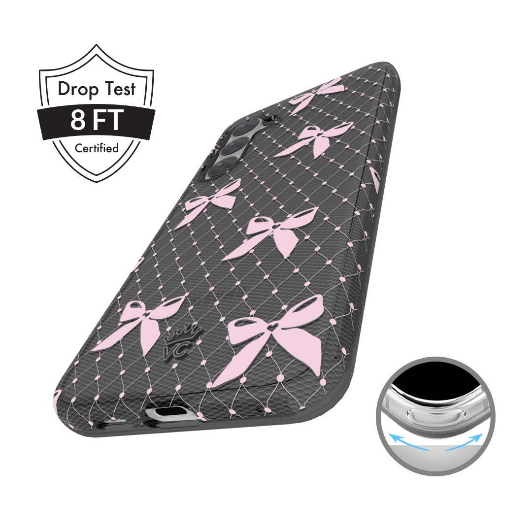 Lacy Pink Bows Samsung Case