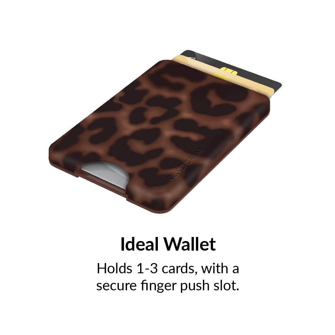 It Girl Leopard MagSafe Wallet