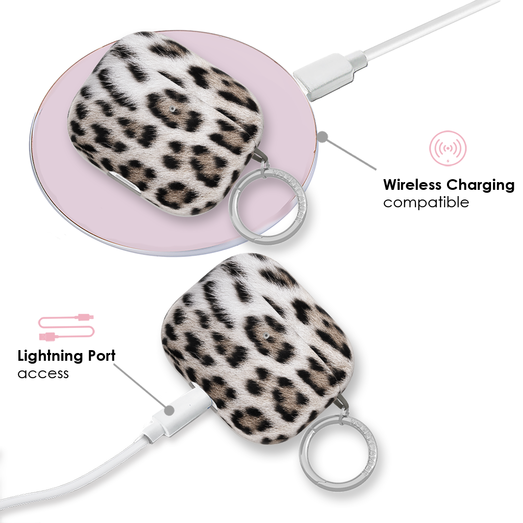 Arctic Leopard AirPod Case