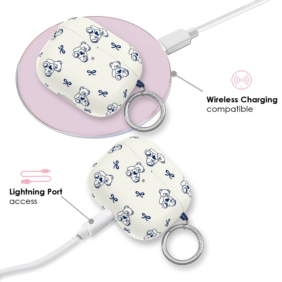 Preppy Teddy AirPod Case